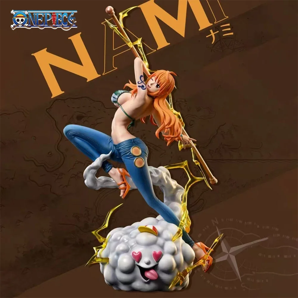 

30cm One Piece Anime Figure Nami Hot Girl Action Figurine Hentai Pvc Statue Model Room Collection Decoration Toys Ornaments Gift