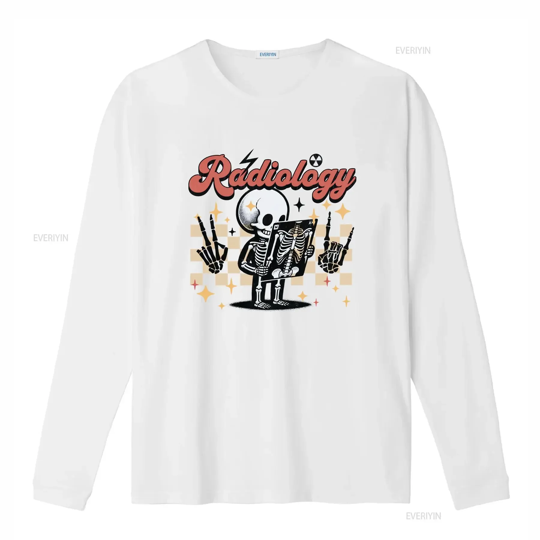 Radiology T Shirt Skeleton Technologist Rad Tech XRay X Ray Medical Student Graduation s vintage Washed Comfortable Versatile