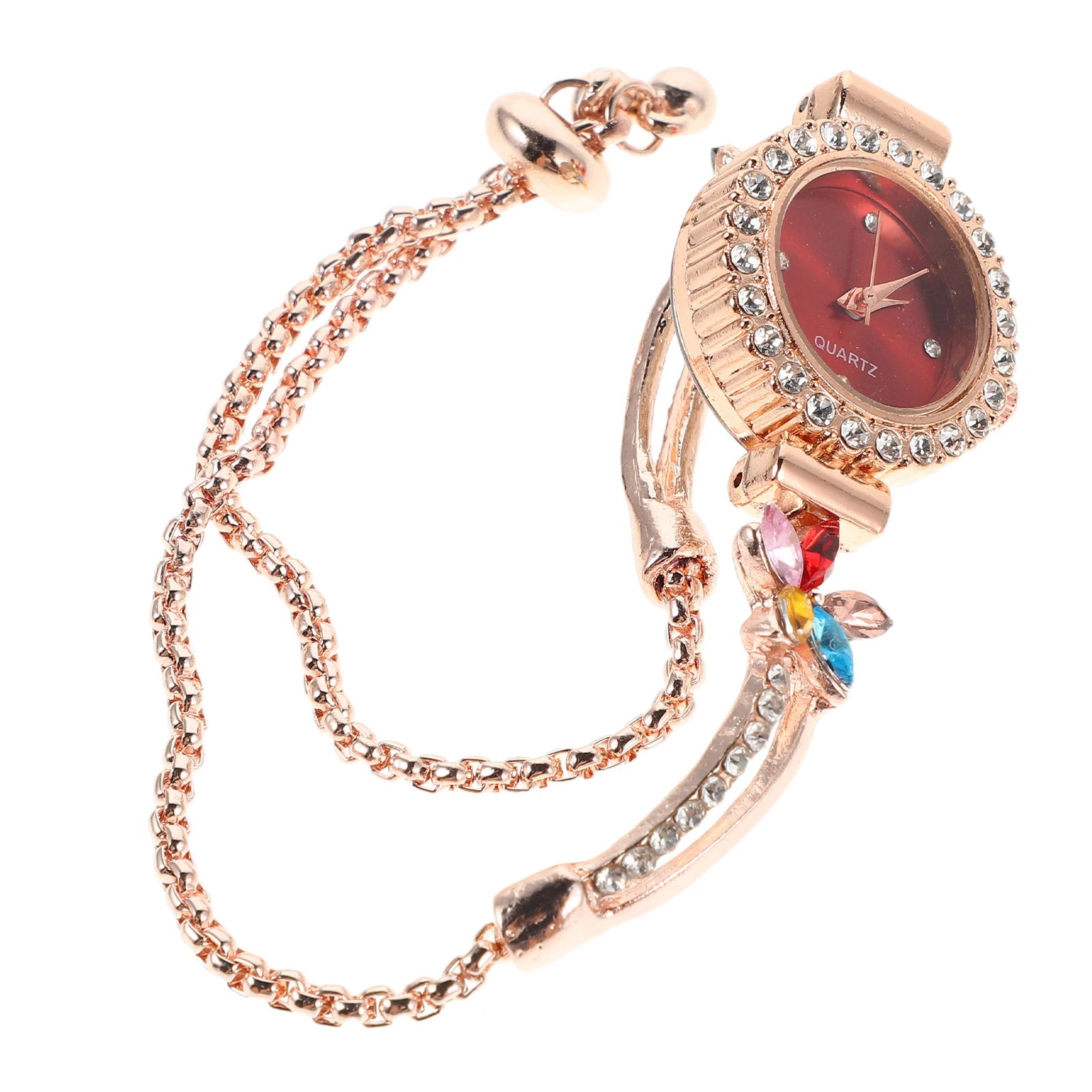 

Women's Diamond-set Watch Casual Wrist Creative Fashion Watches Bracelet for Accessories Miss