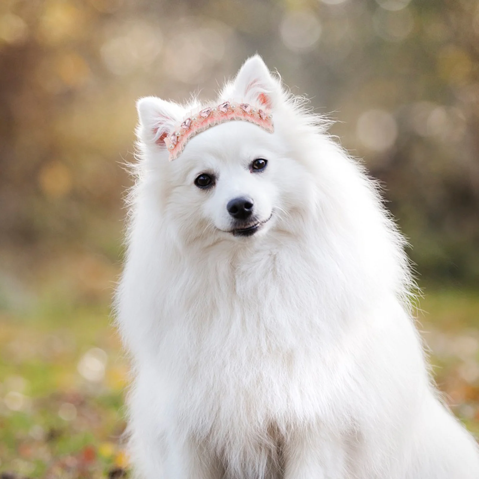 Floral Dogs Hair Clips Heart Shaped Cat Hair Pin Puppy Party Grooming Hair Accessories For Puppy Pet Birthday Headwear Supplies