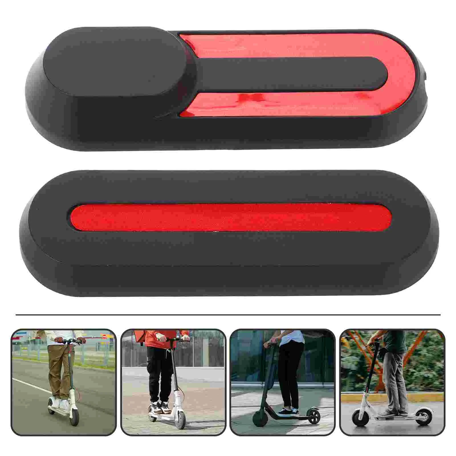 2 Pcs Scooter Front Side Cover E-scooter Wheel Electric Accessory Decorative Plastic Protective Shell Case Parts Wheels