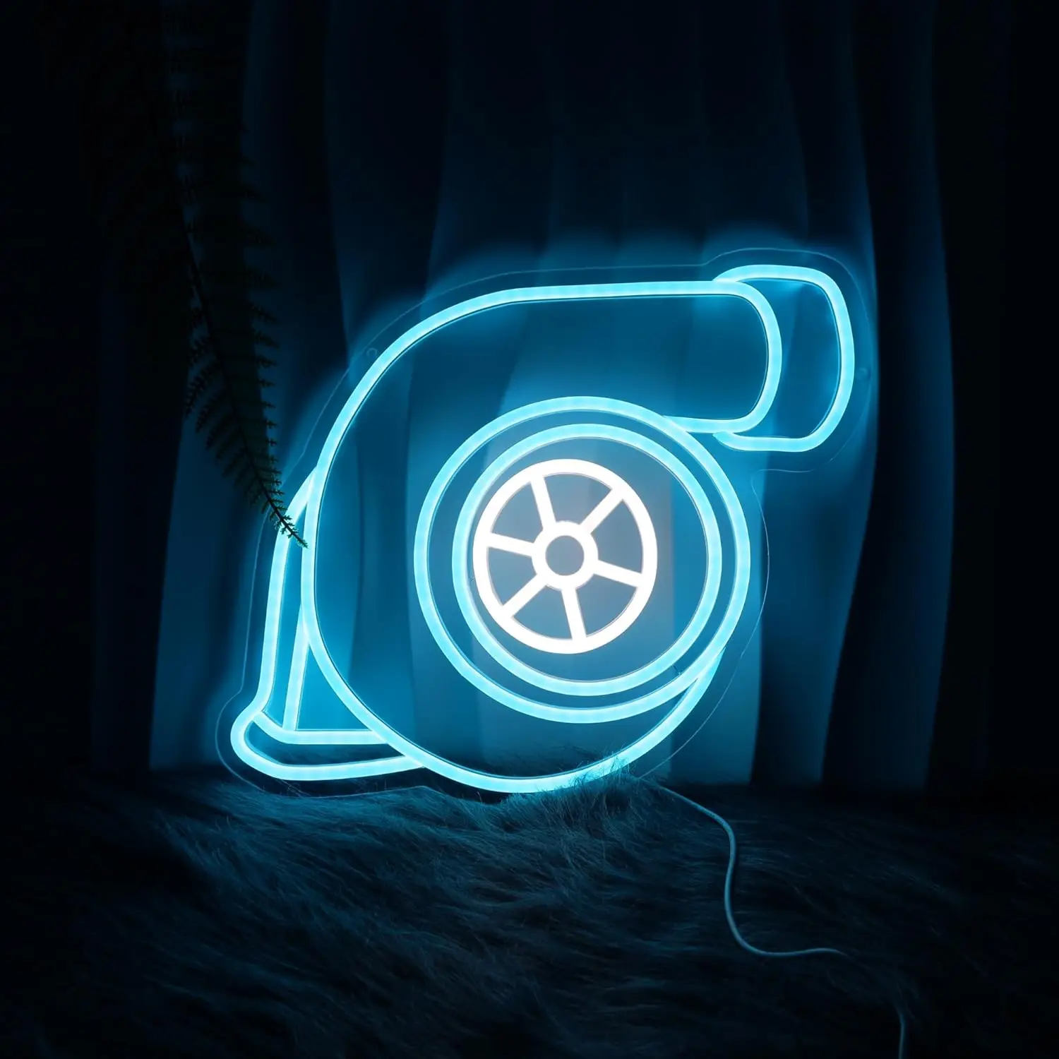 

Неоновая вывеска Turbo с USB-питанием, диммируемая светодиодная неоновая лампа для гаражей, ремонтных мастерских, игровых комнат, спален, декоративное настенное освещение, ночник