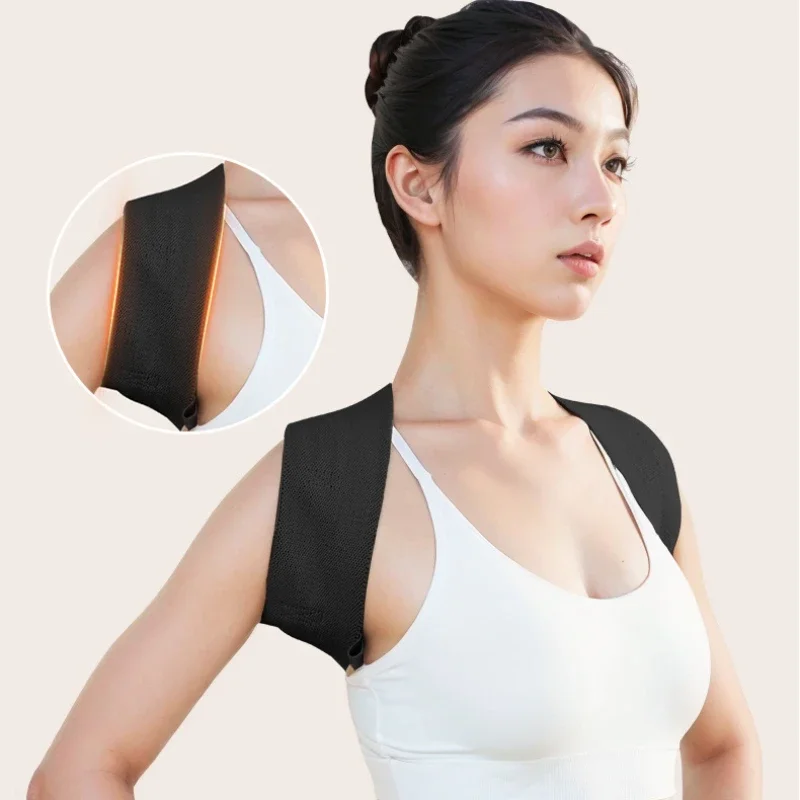 Back Shoulder Posture Corrector Belt  for Women Clavicle Spine Support Reshape Your Body Home Office Sport Upper Back Neck Brace