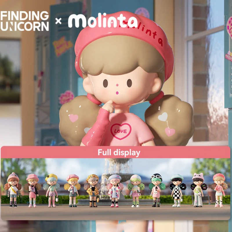 

Original Molinta Gossip Club Series Surprise Blind Box Cartoon Designer Dolls Mistery Figure Kawaii Trendy Toys Girls Holiday