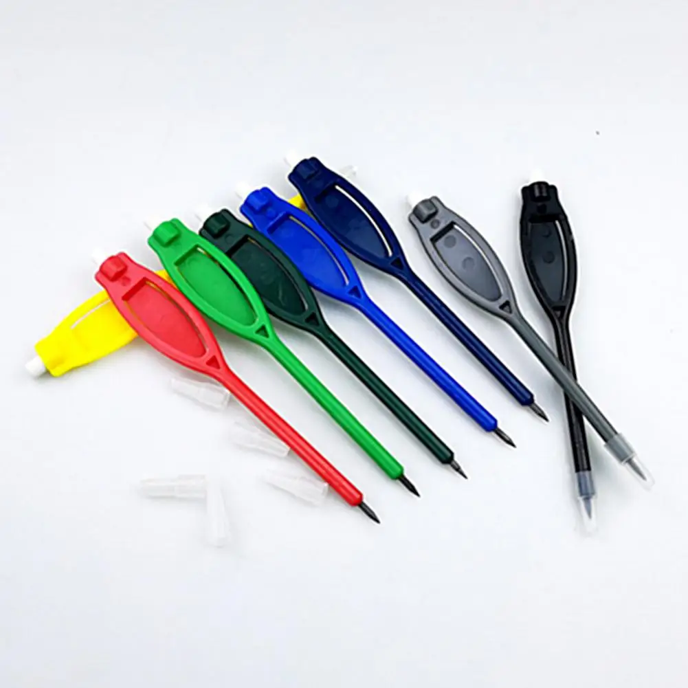 5Pcs Plastic Golf Scoring Pen Pencil Clip Score Card Lead Scoring with Eraser Durable Golf Scoring 2H Markers Pen Golf Scoring