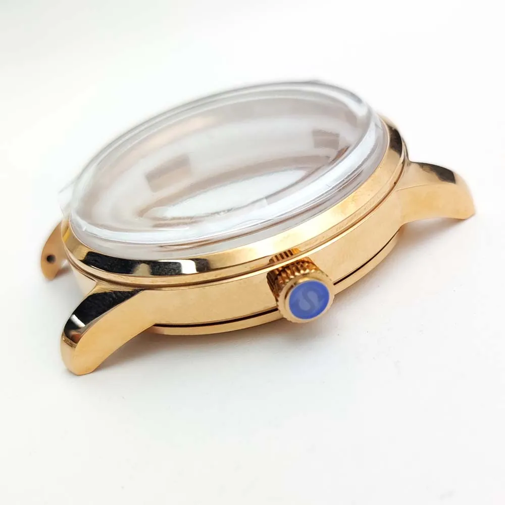 Новинка, мужские детали для механических часов, 40 мм, фотоэлемент для движения NH38, набор из акрилового оргстекла, стерильные скелетонизированные циферблаты