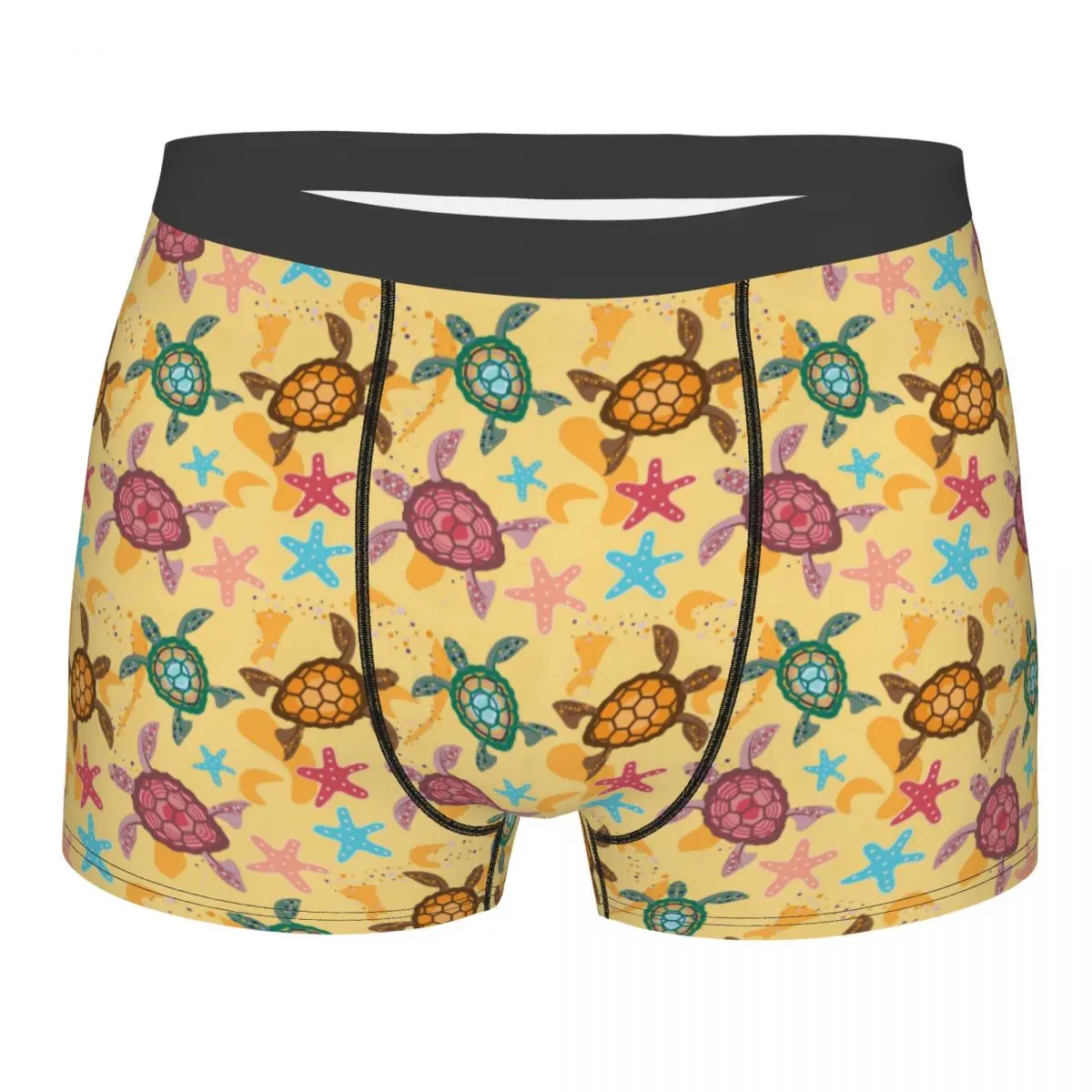 

Custom Ocean Sea Turtle Underwear Men Print Boxer Briefs Shorts Panties Breathable Underpants