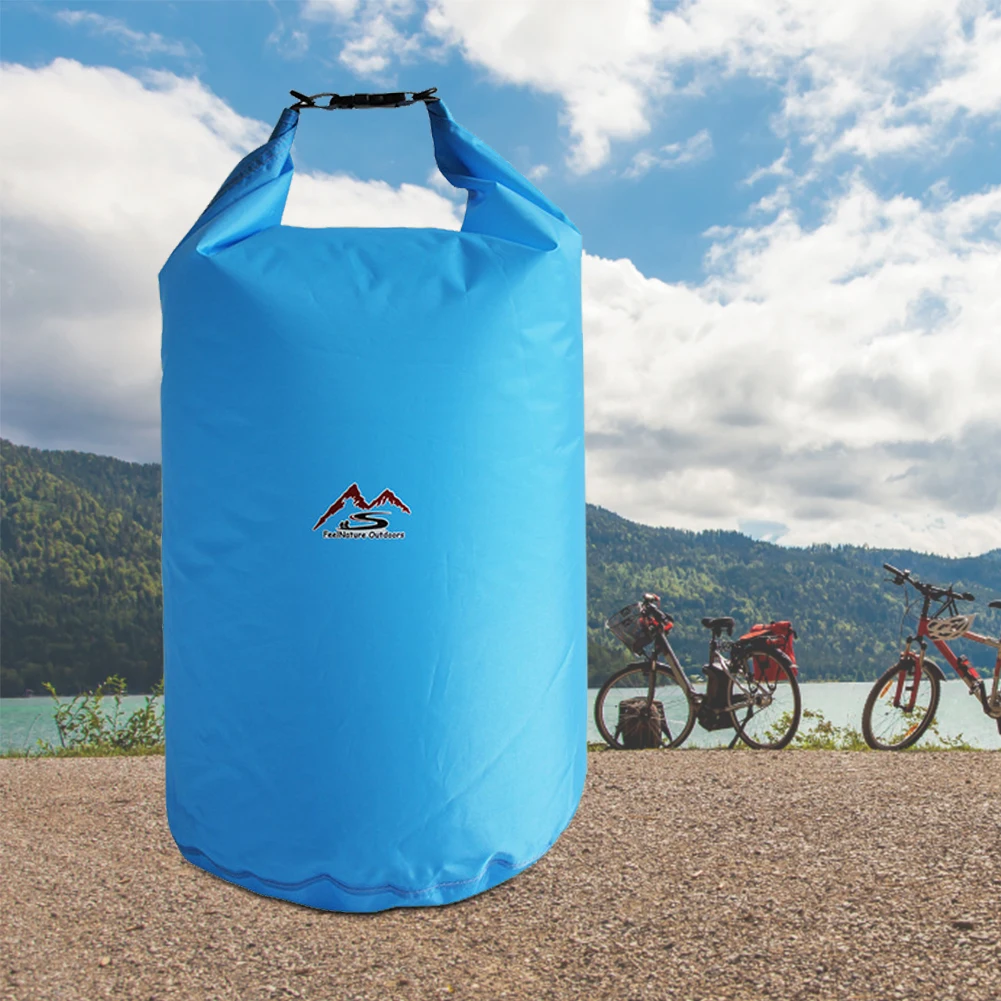 10L 20L Waterproof Dry Bag Foldable Beach Storage Pack Swimming Bag Floating Water Sack for Rafting Kayaking Diving River Trek