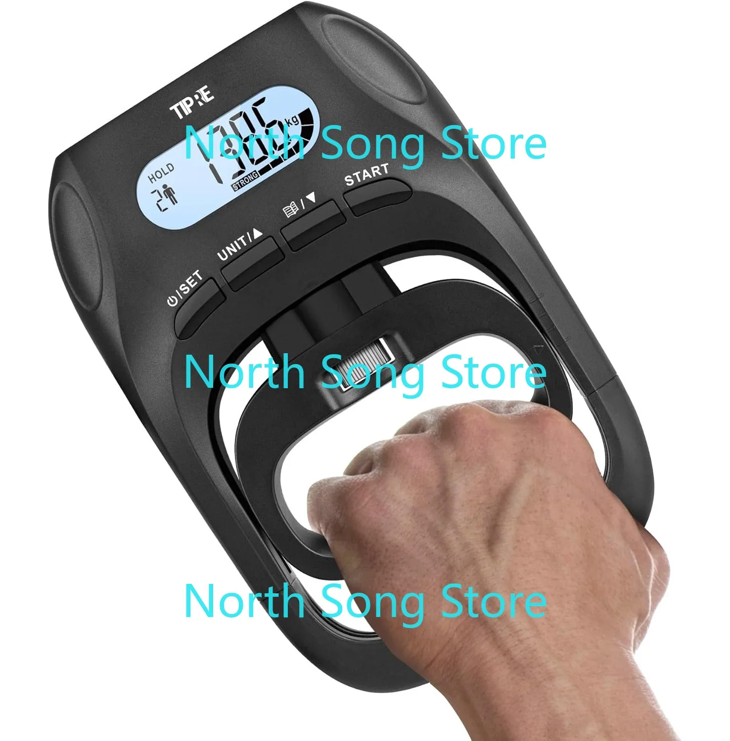 

Тестер прочности захвата 396 фунтов/180 кг, динамометр рукоятки, цифровой тестер силы захвата, портативный тренажер-усилитель