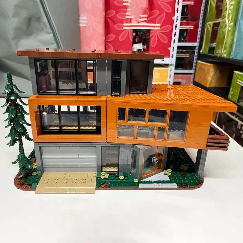 2026NEW MOC 2001pcs Family House Building Blocks Replica Model DIY Assembly Kit Twilight Christmas Gift For Adults Collectors