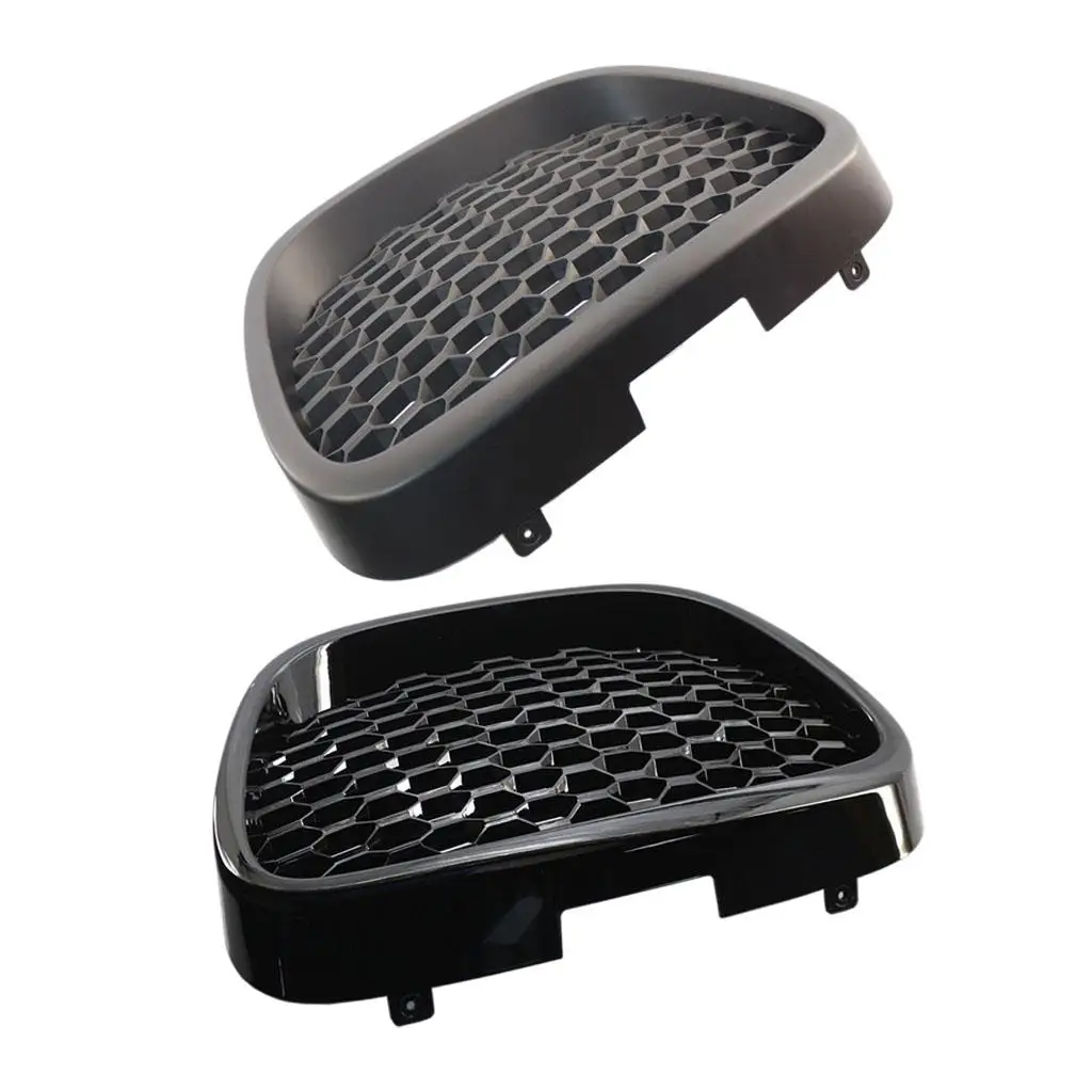 

Car Front Bumper Honeycomb Grill Grille Debadged Racing Sport Mesh Black Fit for Seat Leon MK2 1P Altea Toledo Mk3 2004-2009