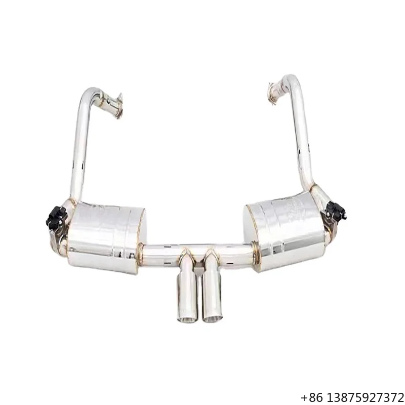 High Quality Catback Exhaust for 718 Boxster 2.0 2016- Racing Car Exhaust Pipe Stainless Steel SS304 Valvetronic