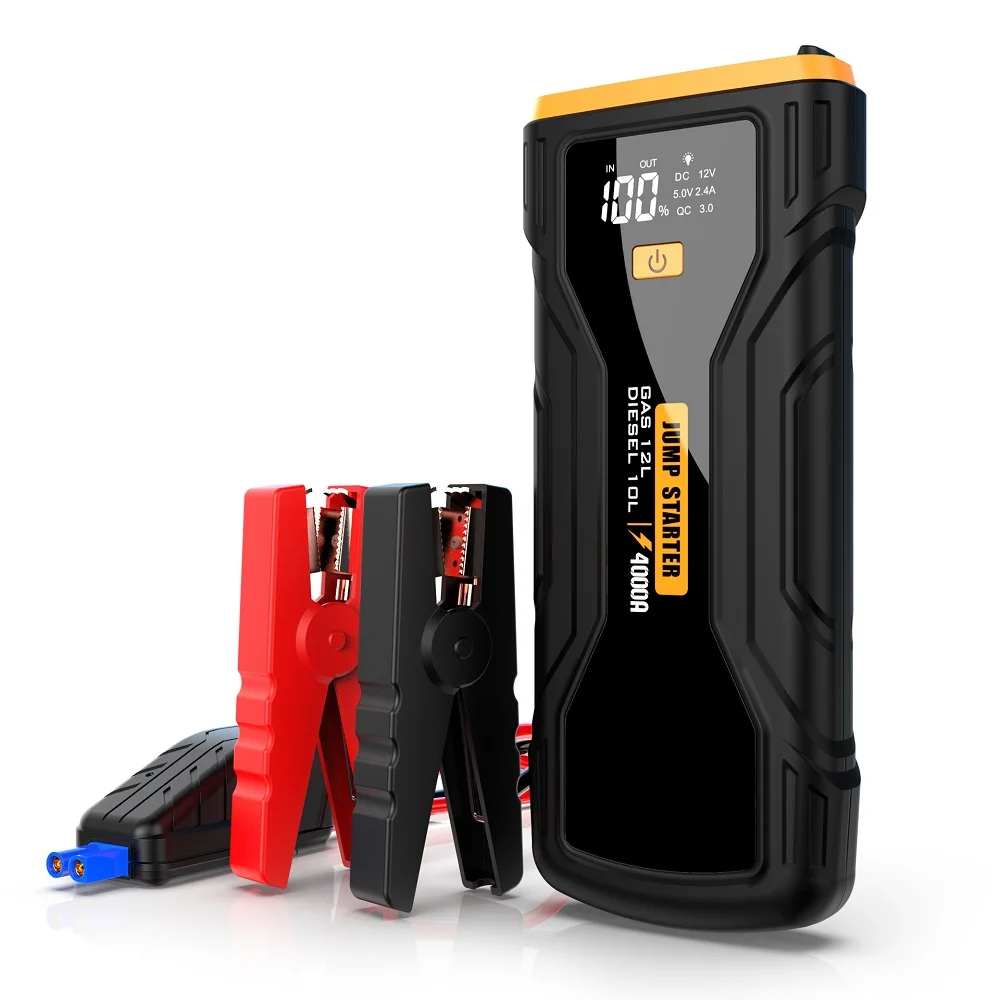 Customized Universal 12V 24000mAh Power Bank For Car Emergency Power Supply Motorcycle Wireless Tool Bank