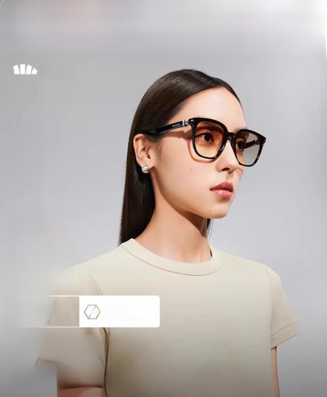 

Banana Le FO34 Outdoor UV Protection Sunglasses round Frame Layered Design Sunscreen Advanced Feel Resin Lens ex