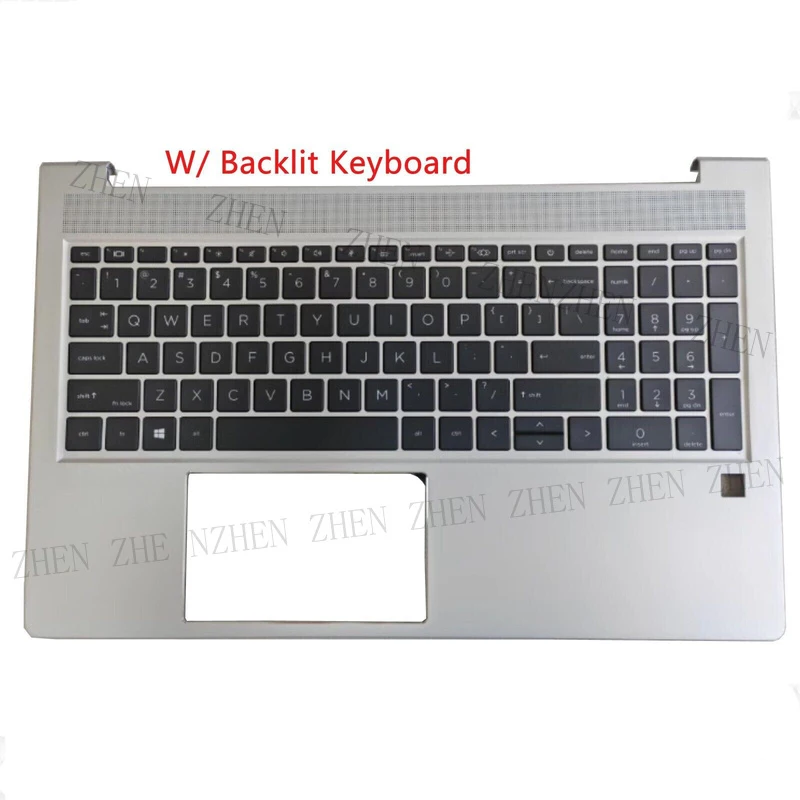

S New For HP Elitebook 650 G10 Palmrest Upper Case + Backlit Keyboard N45680-001