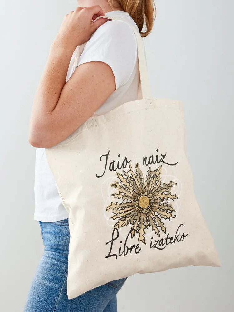 Illustrazione Eguzkilore euskadi Tote Bag Big bag borsa di stoffa Tote di tela