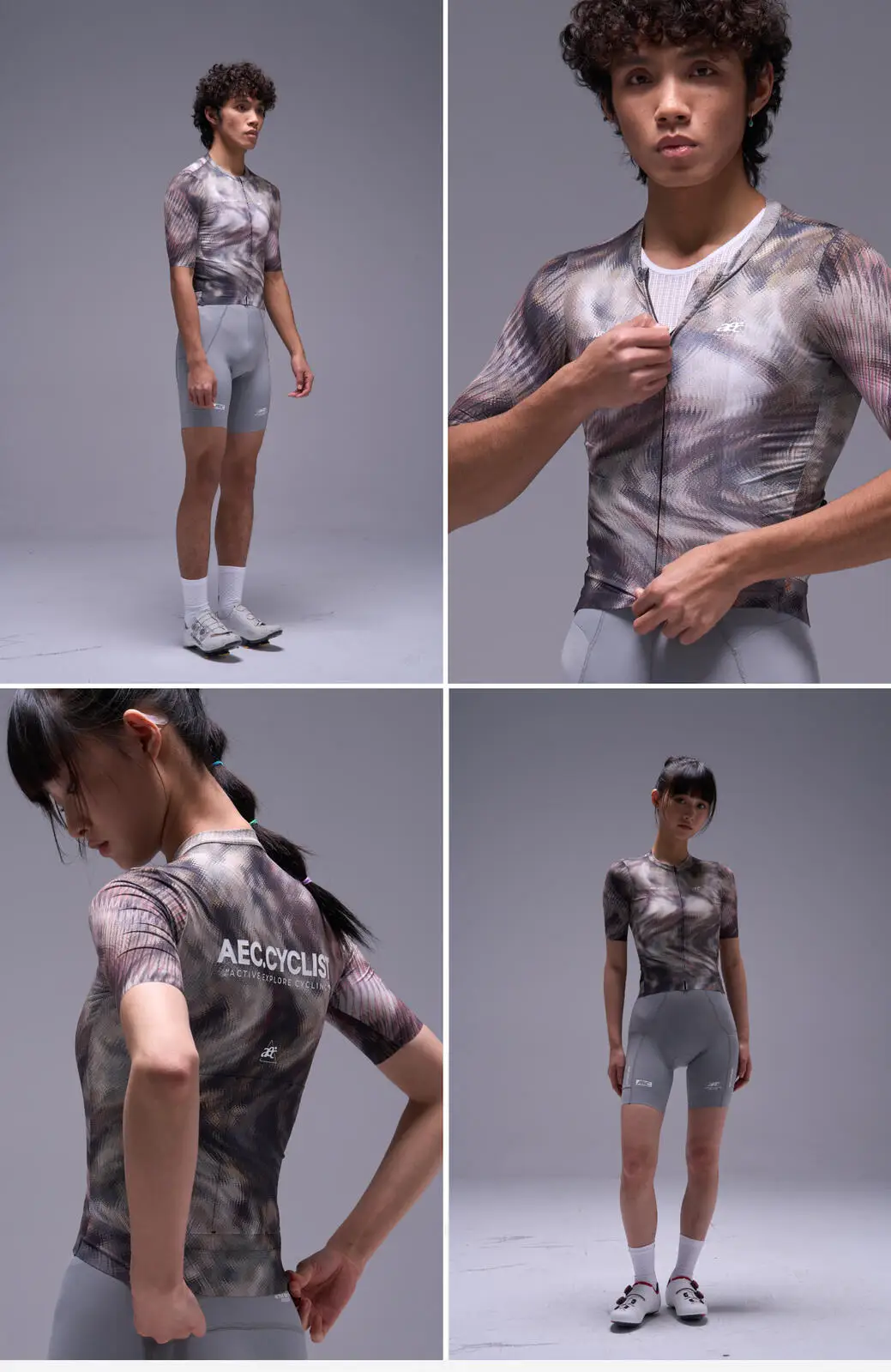 AEC YAOYING Serie Herren-Radtrikot Damen Slim Pro Bike Tops 2026 Sommer Kurzarm Fahrrad-Shirts Schnelltrocknend – Detail 17