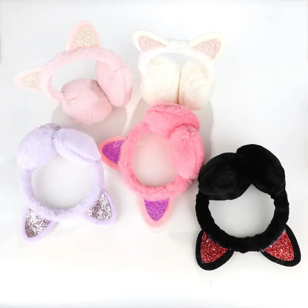 Cache-Oreilles à Paillettes Pour Femme - Chauds, Doux Et Élastiques - Protection Hiver Parfaite Pour Noël