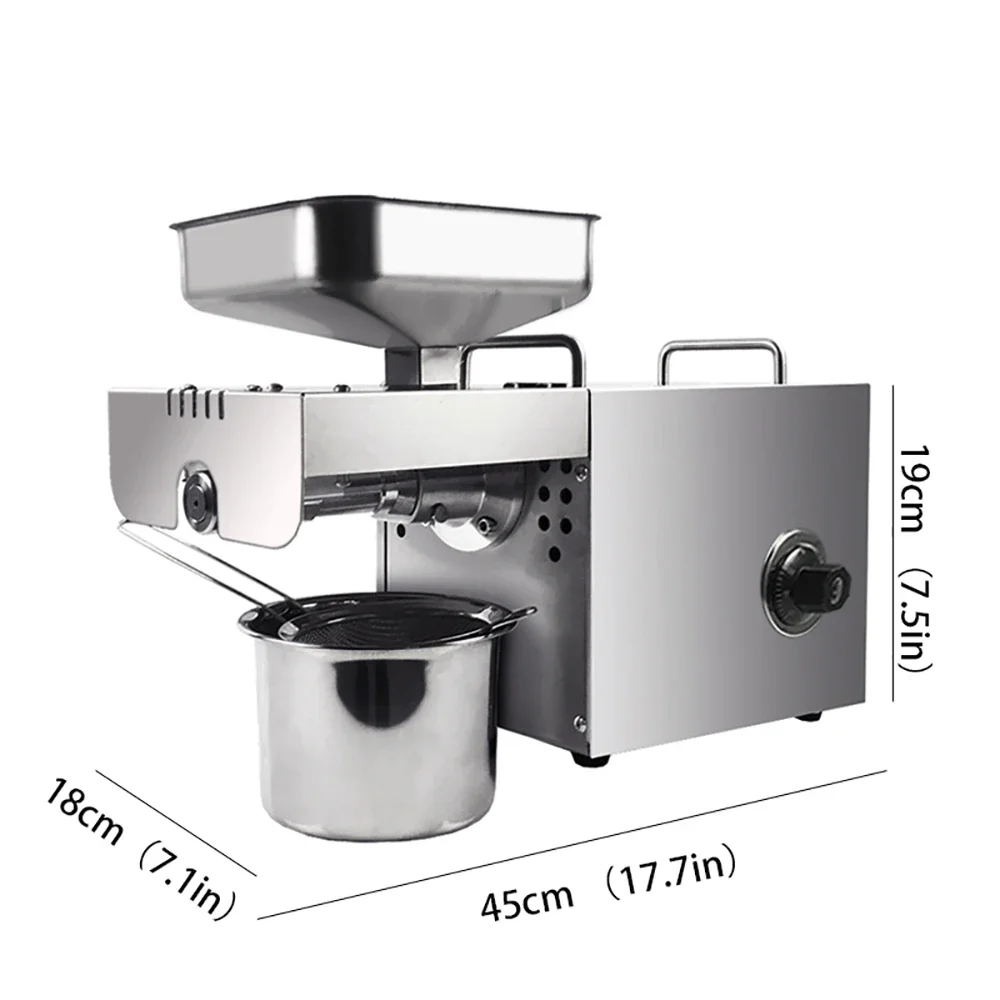 Automatic  Coffee Bean Black Seed Copra Mustard Sesame Oil Press Machine Good Price