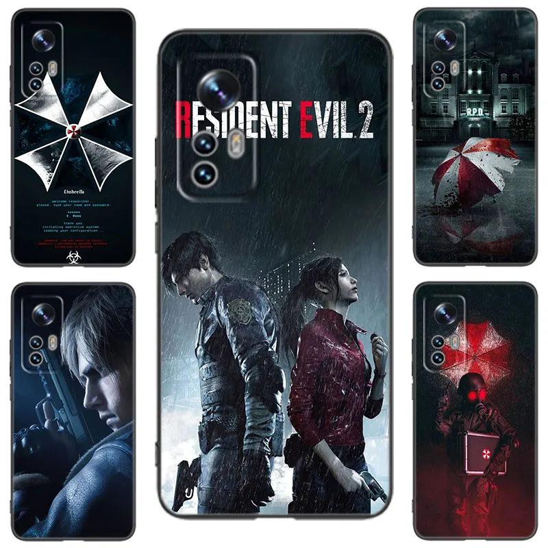 E-Evils Game R-Capa de Telefone Residente para Xiaomi, 10, 11, 13, 12 Lite, NE, 9T, 10T, 11T, 12T, 12T, 12S, 13T, 14 pro, SE 9, 10i, 11i, 12X, Civi 2, 3, 4 5g