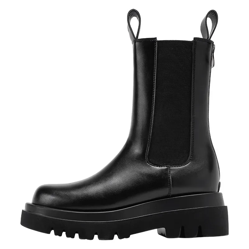 Autumn Winter Plush Warm Ankle Boots for Women 2024 New Chunky Platform Shoes Woman Thick Bottom Non Slip Dermis Boots