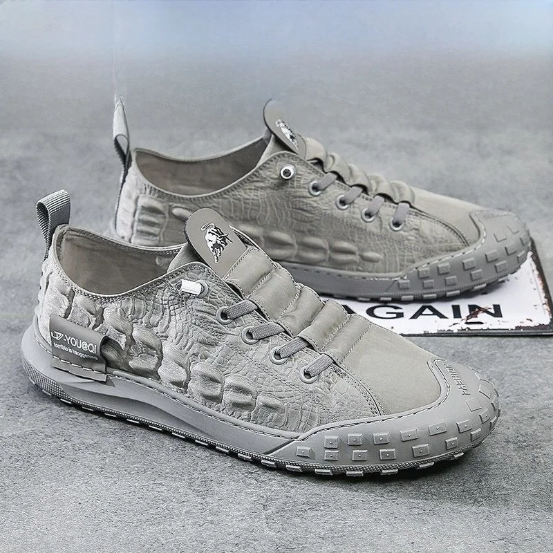 

Men's Work Shoes Summer Breathable Anti-slip Slip-on Bean Bean Shoes Wear-resistant Labor Protection Sports Shoes Lightweight...