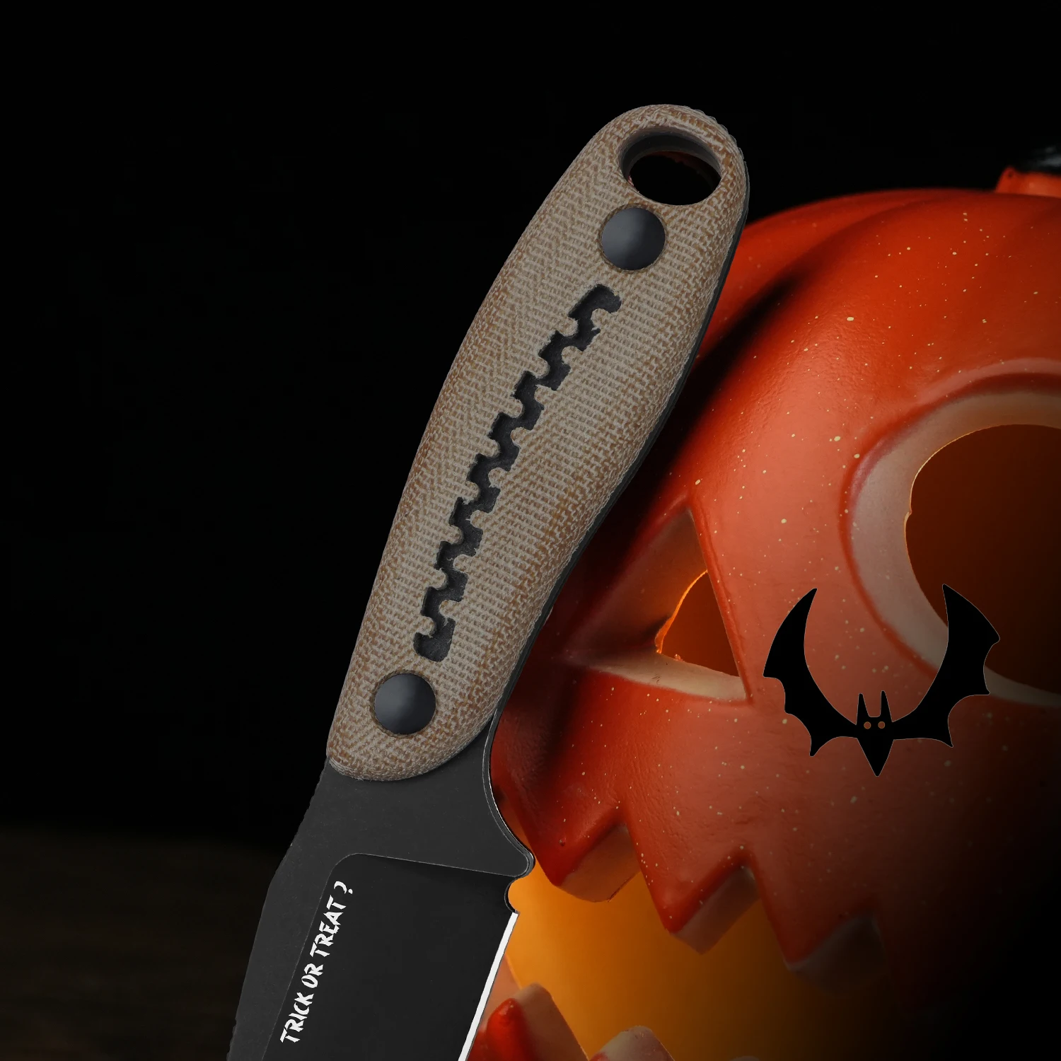 Kizer Fixed Blade Knife Hare 1077HW1 Micarta&G10 Handle with Nitro V Steel Blade Fixed Knives for Hunting