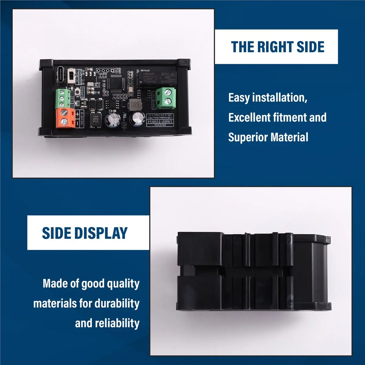 (AIMA) Industrial USB Relay Module Base Version Modbus RTU Protocol, USB/TTL Interface Control,PLC Relay Board for Automation