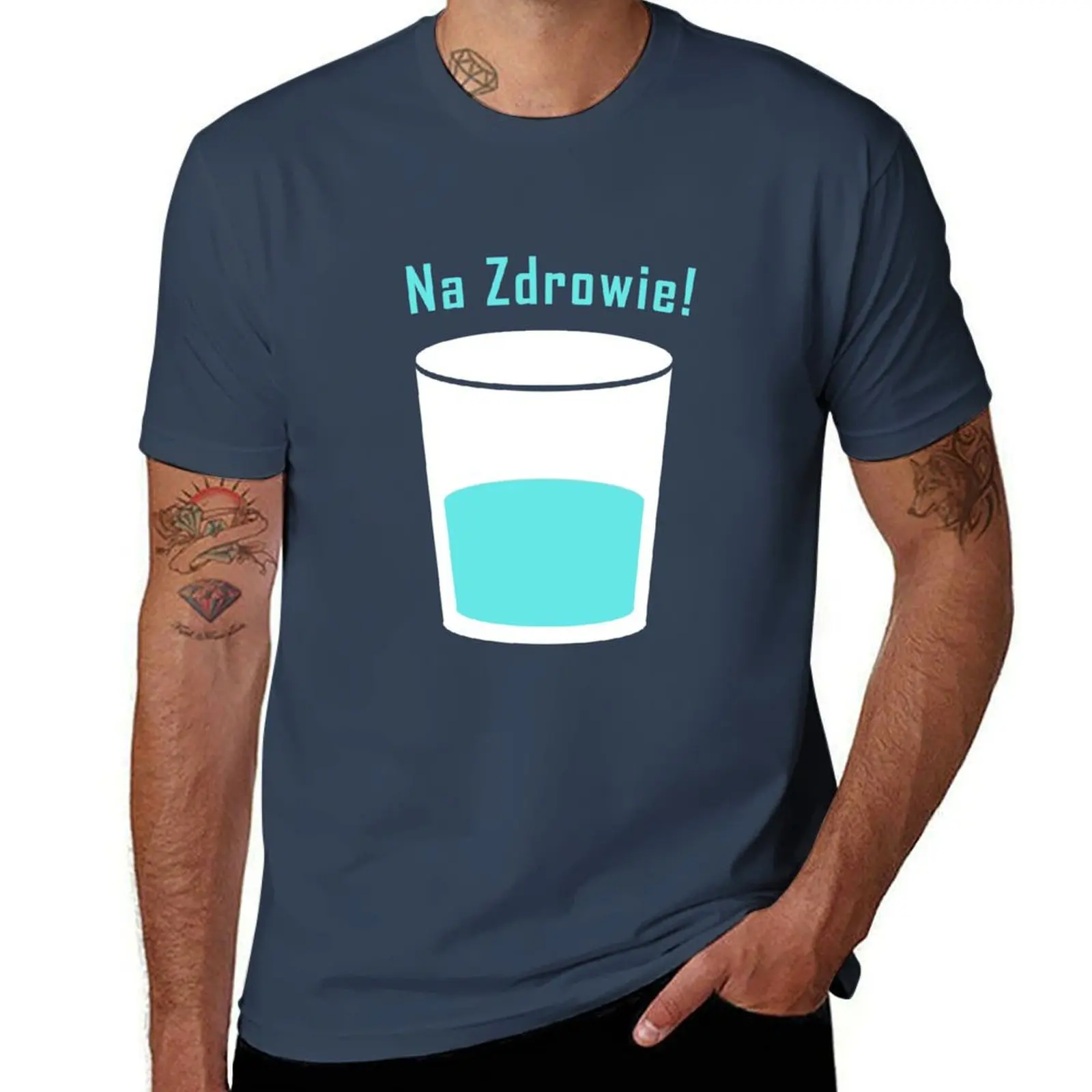 ¡Que te vaya bien! Versión polaca de Cheers! Camiseta Vodka de talla grande para gimnasio y deportes