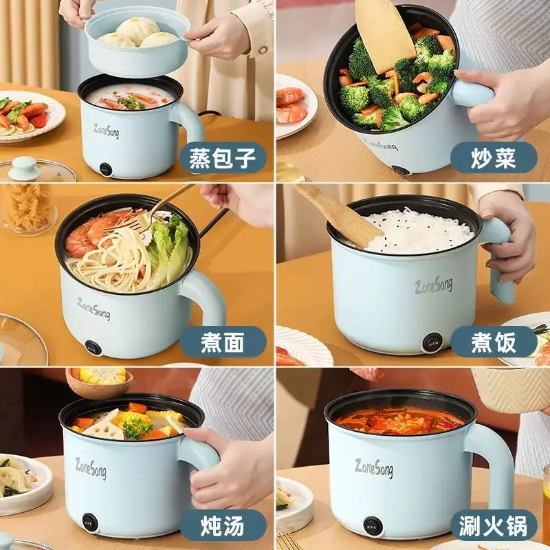 

Electric Hot Pot and Cooker for Students and Small Homes - Non-Stick and Easy to Clean Home Appliances Kitchen Appliances