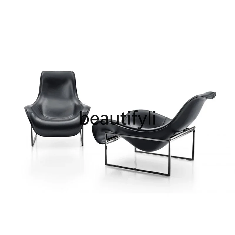 

Modern light luxury FRP duck tongue chair Internet celebrity bedroom hotel single leisure chair