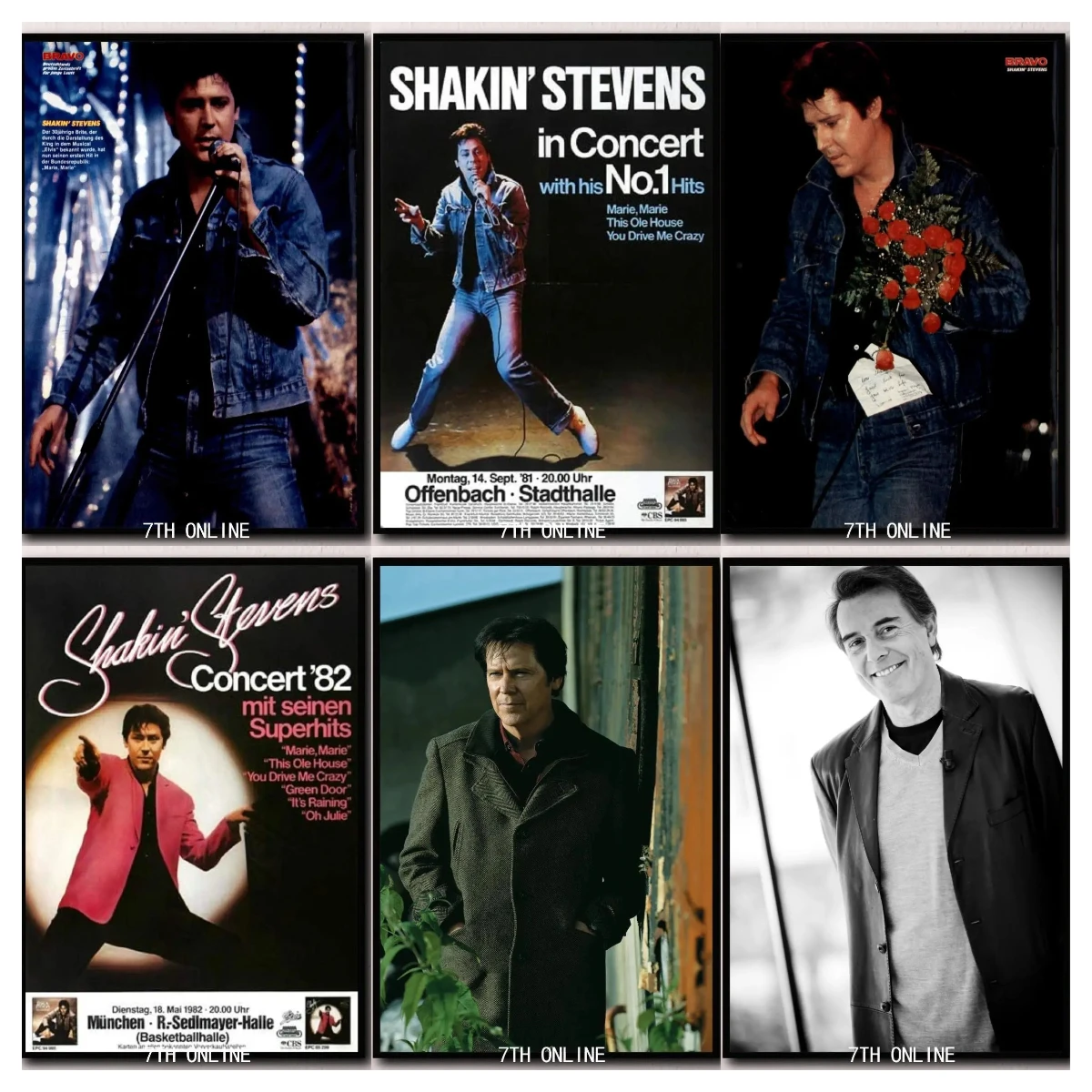 Music Album Shakin Stevens Canvas Painting Personalized Gift Modern Home Bedroom Decoration