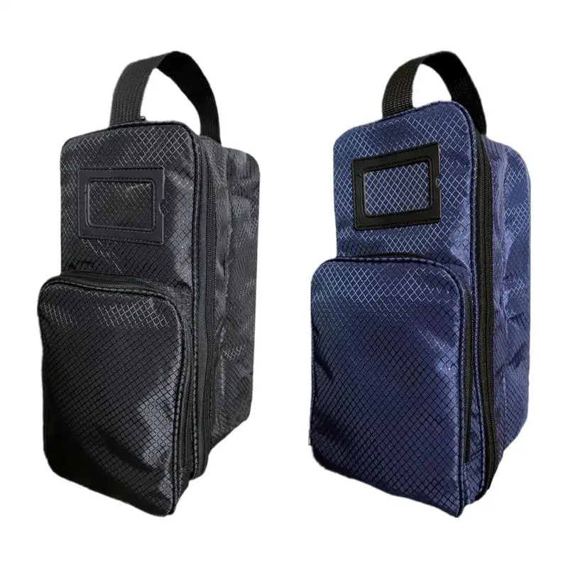 Sac à chaussures étanche pour chaussures de golf, sacs Electrolux à fermeture éclair, poche extérieure portable, sacs de rangement avec poche avant pour le sport