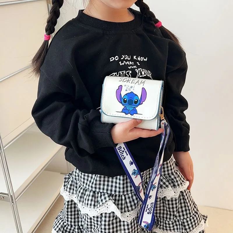 محفظة ديزني اللطيفة للعملات المعدنية للفتيات، حقيبة كتف عصرية ومخصصة ومتعددة الاستخدامات وبسيطة وغير رسمية