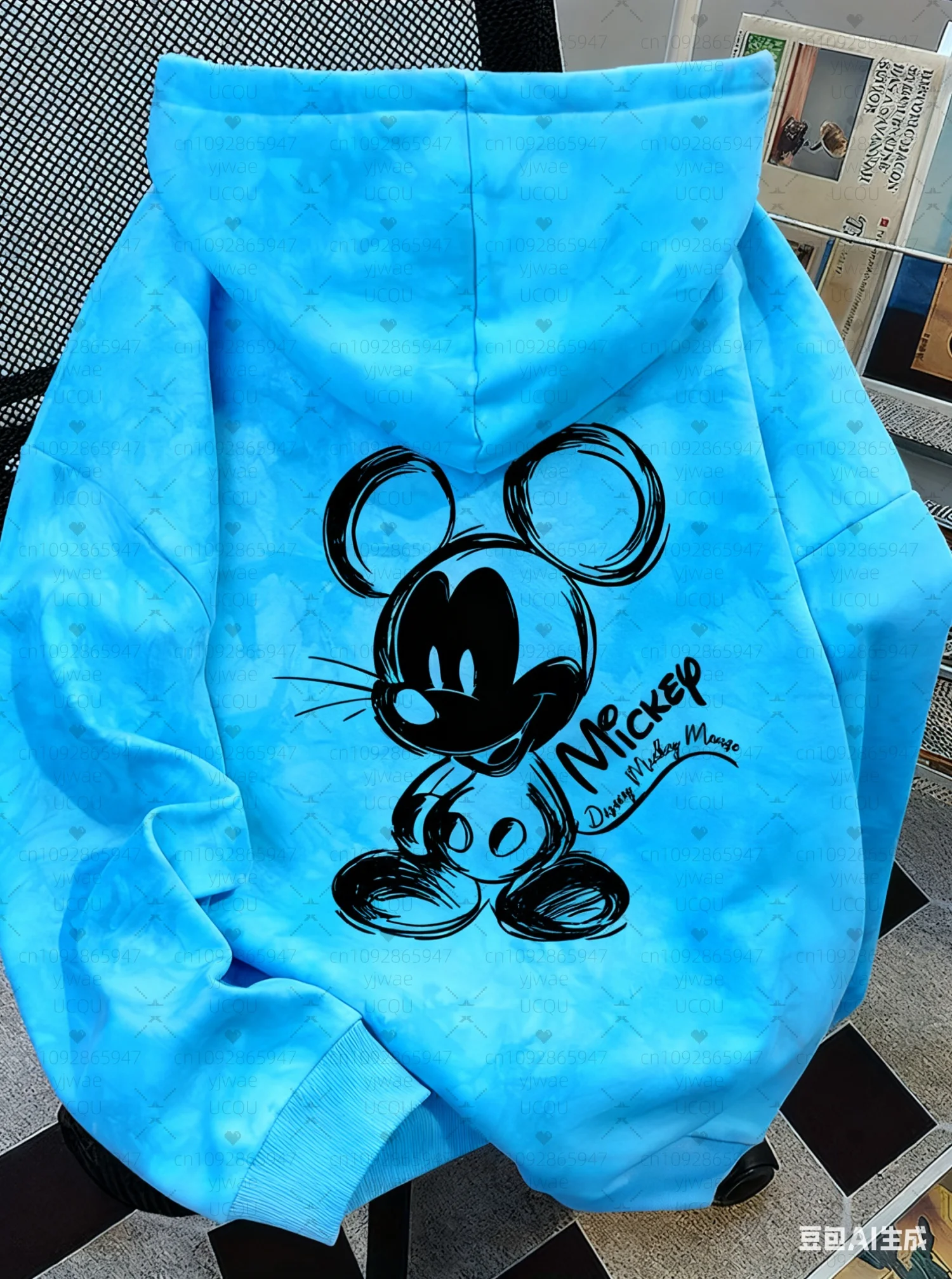 2025 Merry Christmas Graphic Topolino Felpa con cappuccio da donna Felpa con cappuccio Felpa con cappuccio All-Match Donna Abbigliamento donna