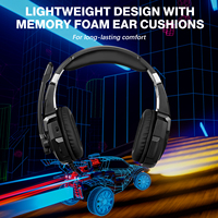 G9000 Pro Over-Ear Gaming Headphones Wired with Noise Cancelling Mic Led Light for Ps5 Ps4 Pc Xbox One Switch