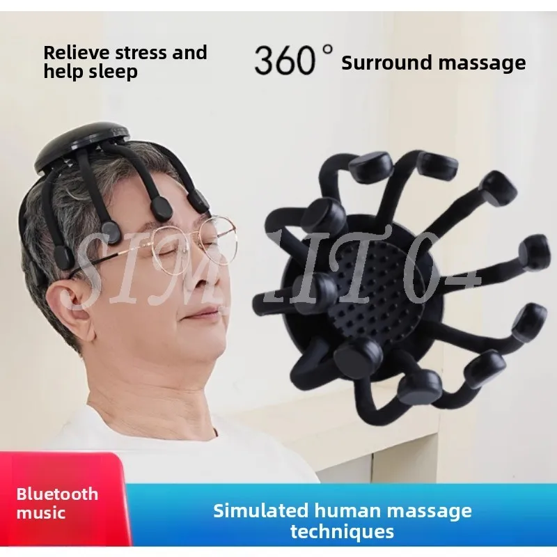 Octopus Heads Massage Stress Relief Head Body Relax Luxury Acupressure Compress Head  Scalp