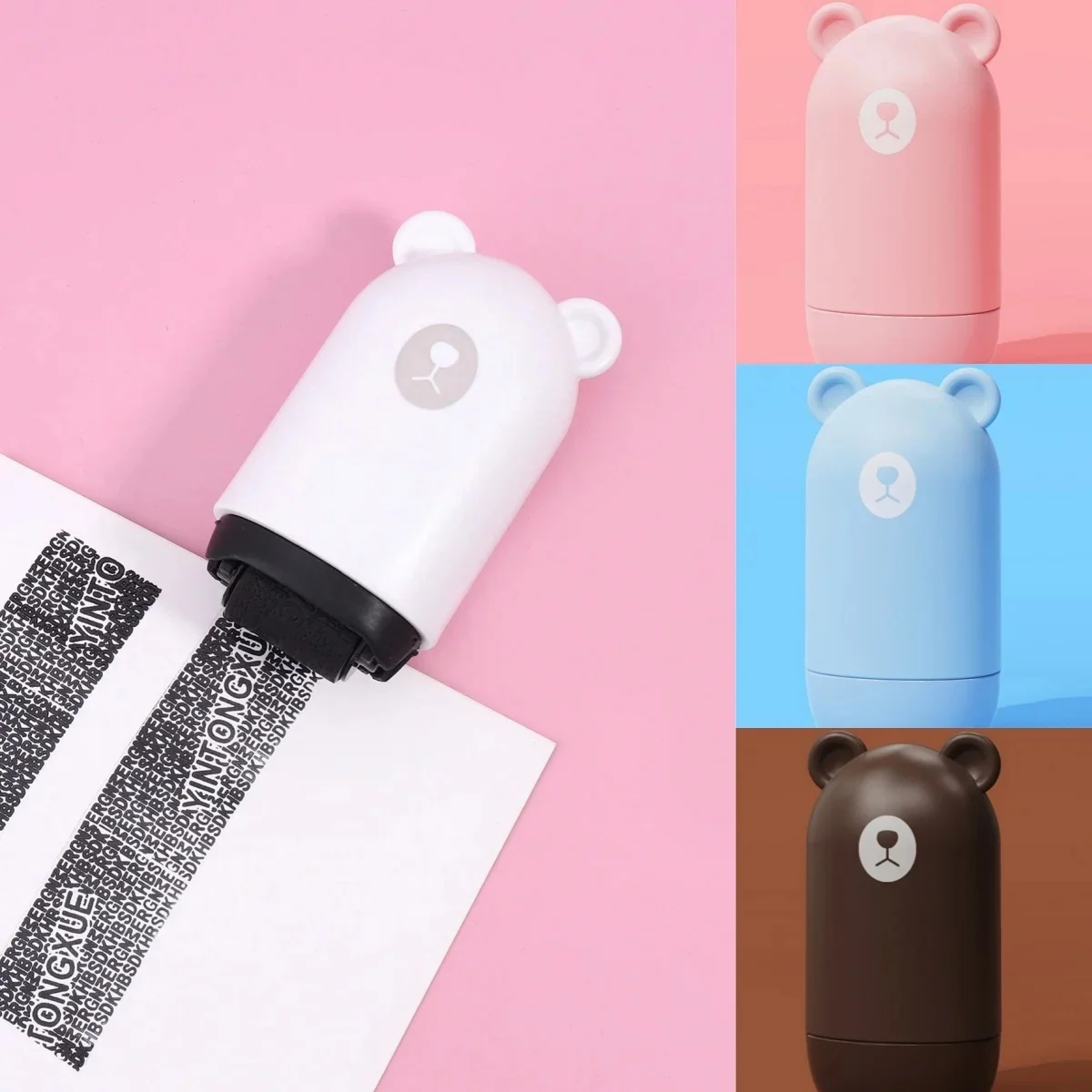 Portable Privacy Rolling Stamp Anti Information Leakage Confidential Personal Data Anti Theft Protection Seal