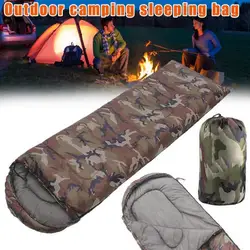 Outdoor Sleeping Bag Ultralight Winter Cotton Sleeping Bag Warmth Single Person Sleeping Bag Envelope Camping Sleeping Bags