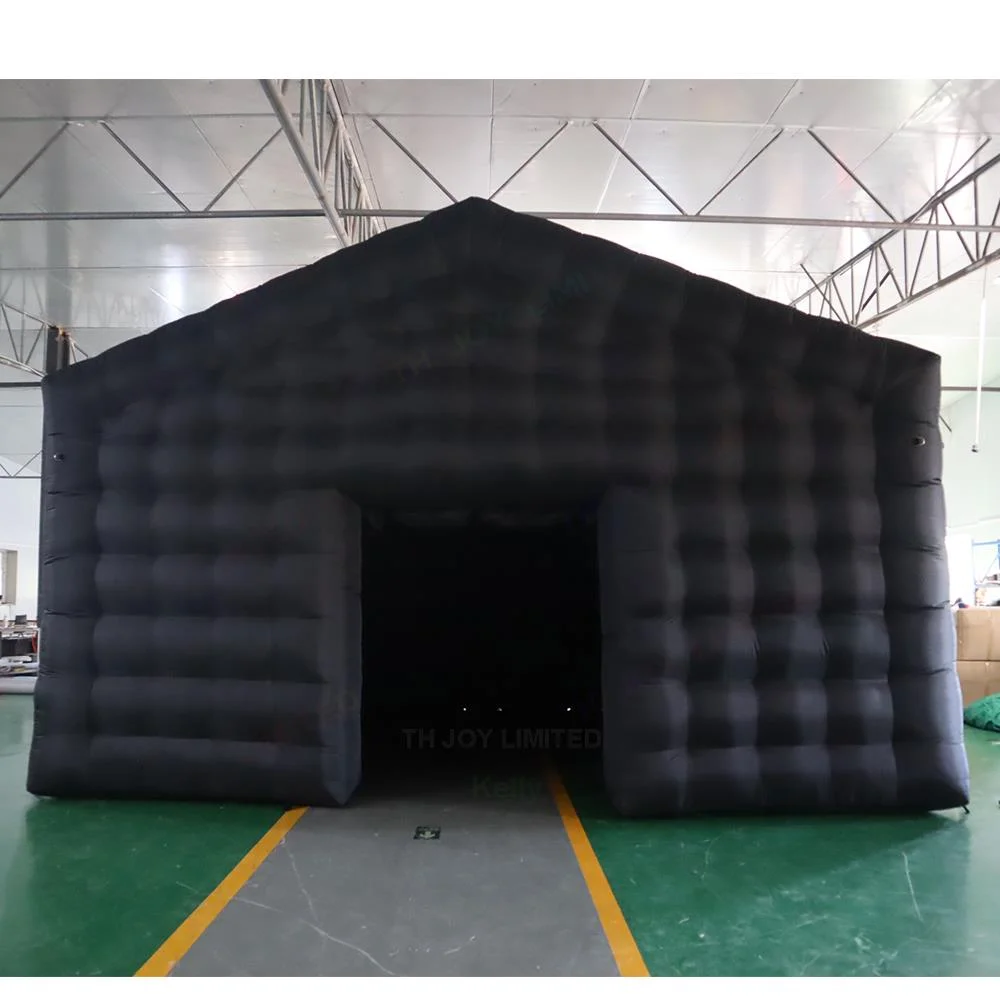 USA Promote Outdoor Activities 5x4m/6x4m Inflatable nightclub tent Commercial Black disco Cube Party Tent come with Blower