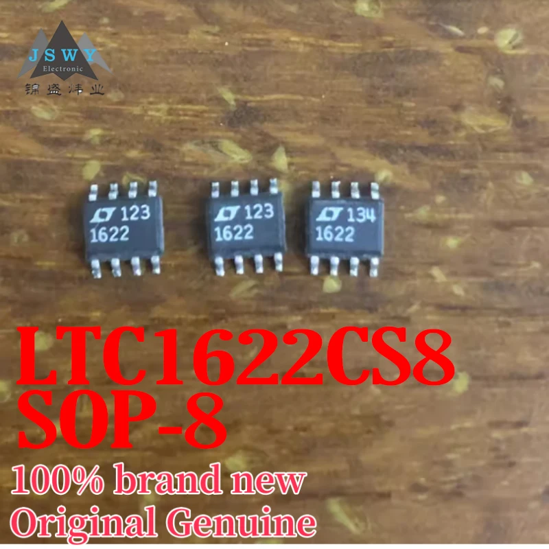 

(5/50 pieces) LTC1622CS8 DC-DC regulator, silkscreened 1622I, SOP-8 package, original and brand new, free shipping.
