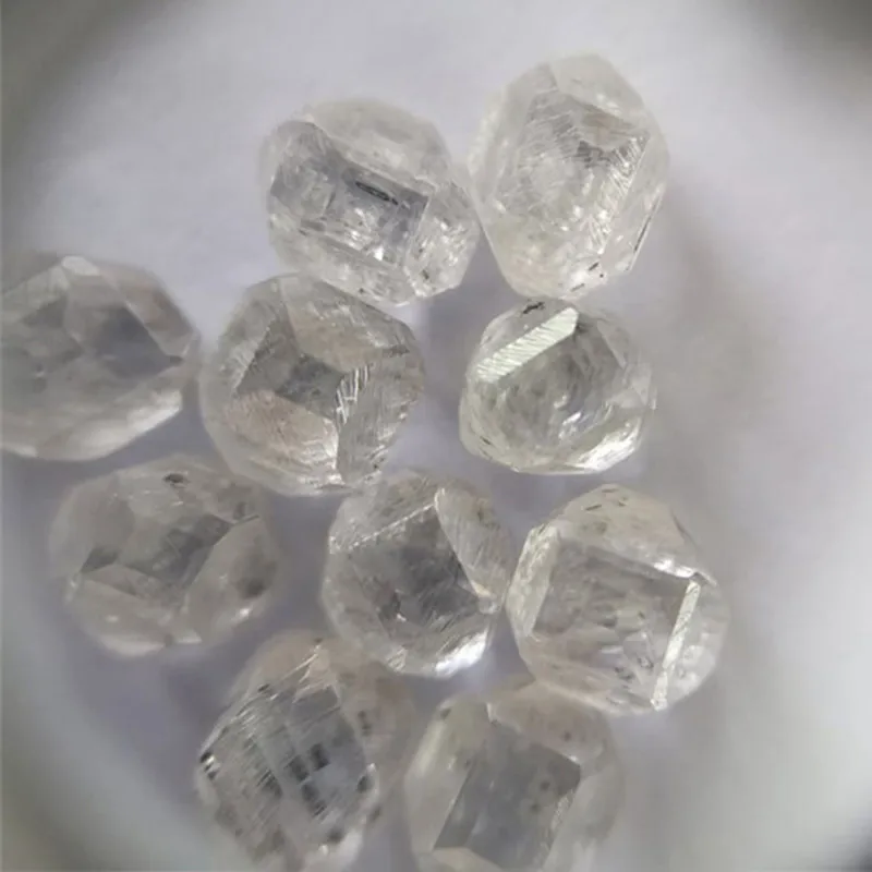 Synthetic White Diamond Stone for Jewelry Making Lab Created CVD HTPT Diamonds Solid Artificial Granule Particle Gemstone 1pc