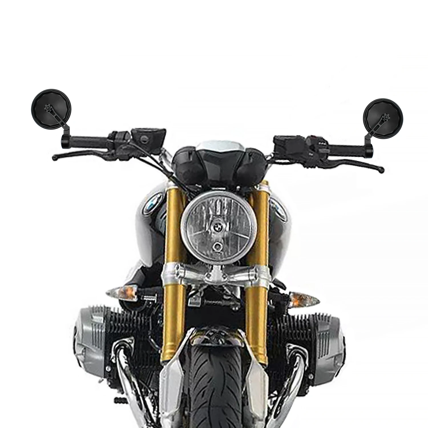 

EMARK Motorcycle Bar End Mirror Handlebar for BMW R12nineT RnineT Scrambler Pure Racer Urban R18 R12 S1000R R1200R R1250R F900R