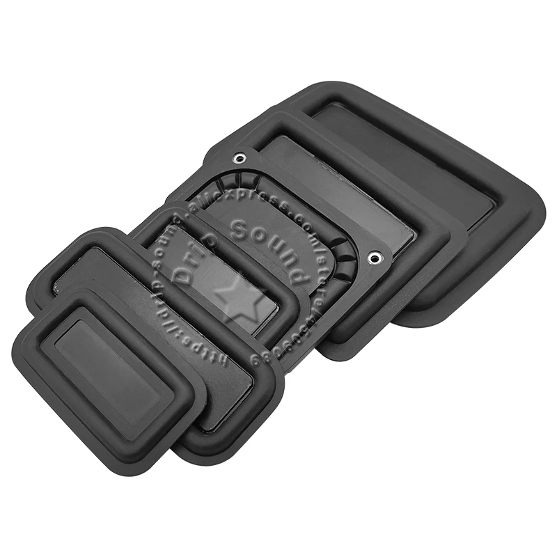 2шт 32x5 8 мм/36x8 6 мм/50x6 5 мм/59x6 9 мм/60x85 мм квадратный динамик пассивный радиатор вспомогательный низкочастотный динамик резиновая вибрационная пластина