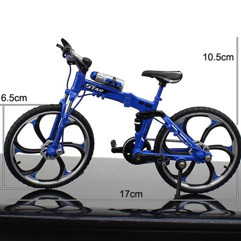 Mini modèle de vélo en alliage pour enfants, jouet en métal moulé sous pression, vélo de montagne à doigts, jouet de course, collection de simulation, cadeau pour garçons, 1:10