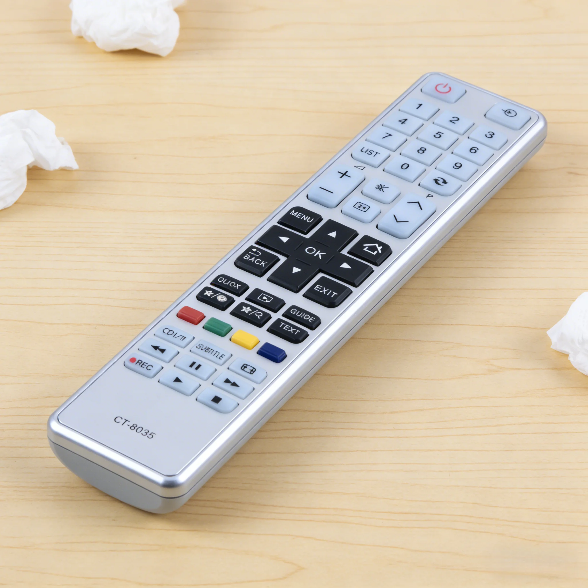 

Replacement Remote Control for Toshiba LCD LED TV CT-8035 Compatible with CT-8040 Remote Controller