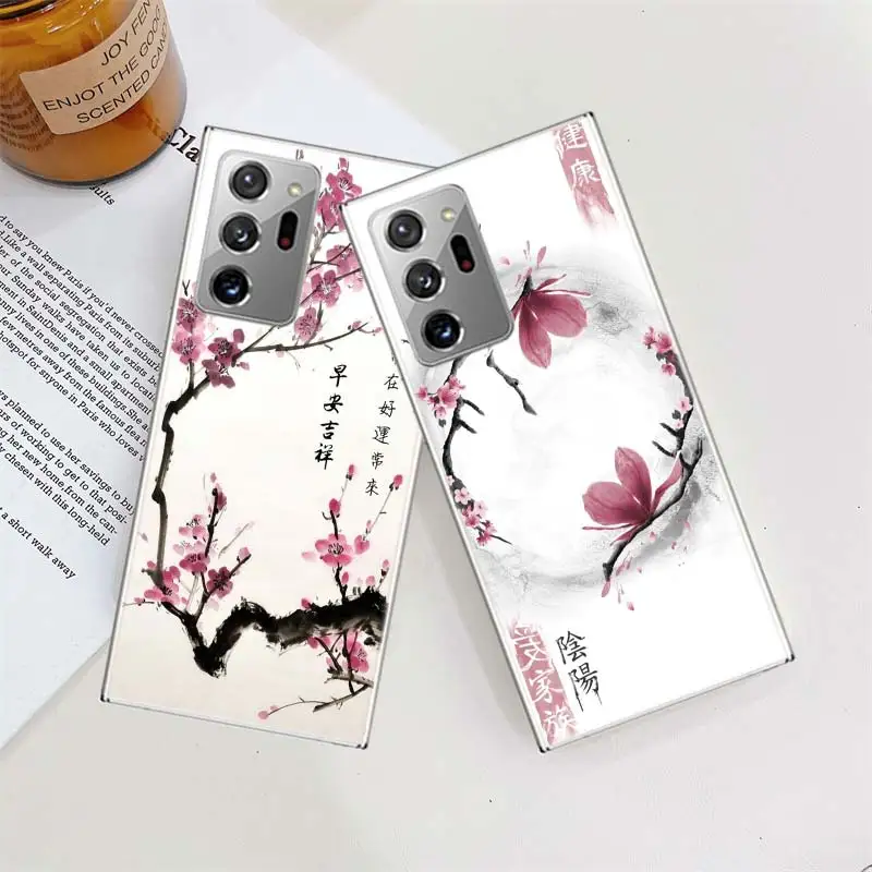 Cherry Blossom Tree Phone Case For Galaxy S8 A05S A02S A12 A22 A32 A42 A52S A52 A72 A03 A03S A13 A23 A33 A53 A73 5G A10E A81 A91