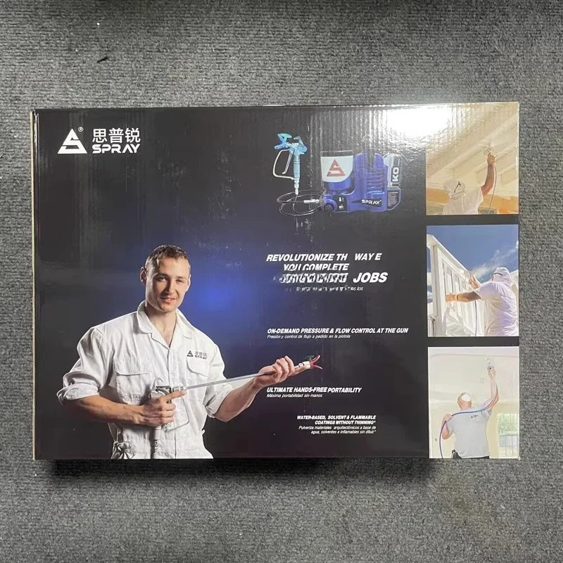 Fanny pack spruzzatore portatile ad alta pressione vernice airless batteria al litio comoda macchina per la riparazione della parete