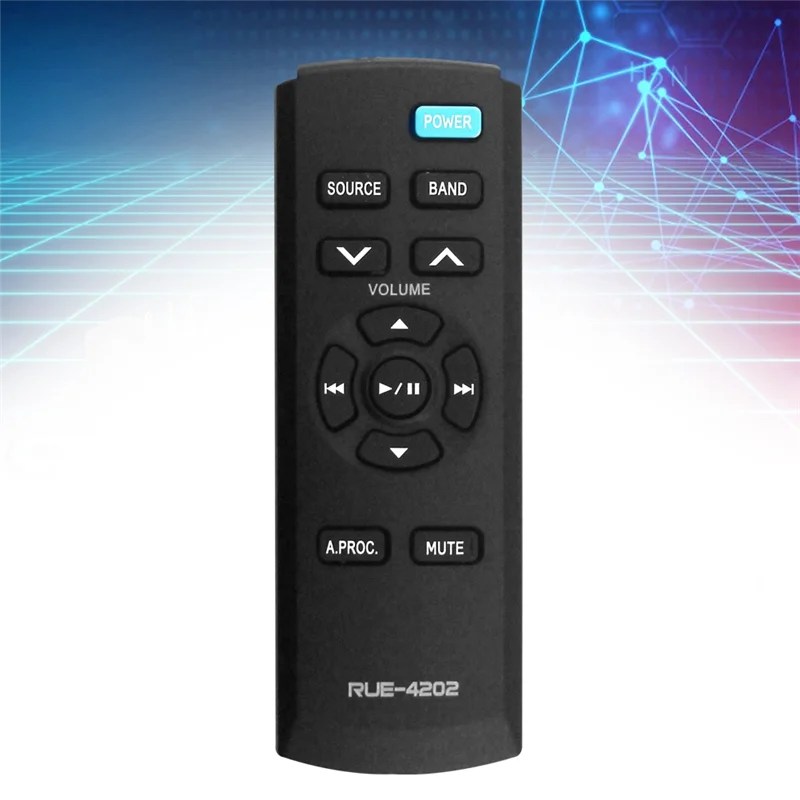 Télécommande de remplacement pour autoradio Alpine, RUE-4202, CDE-HD137BT CDE-HD138BT CDE-HD148BT CDE-164BT CDE141 UTE93DAB CDE-190R