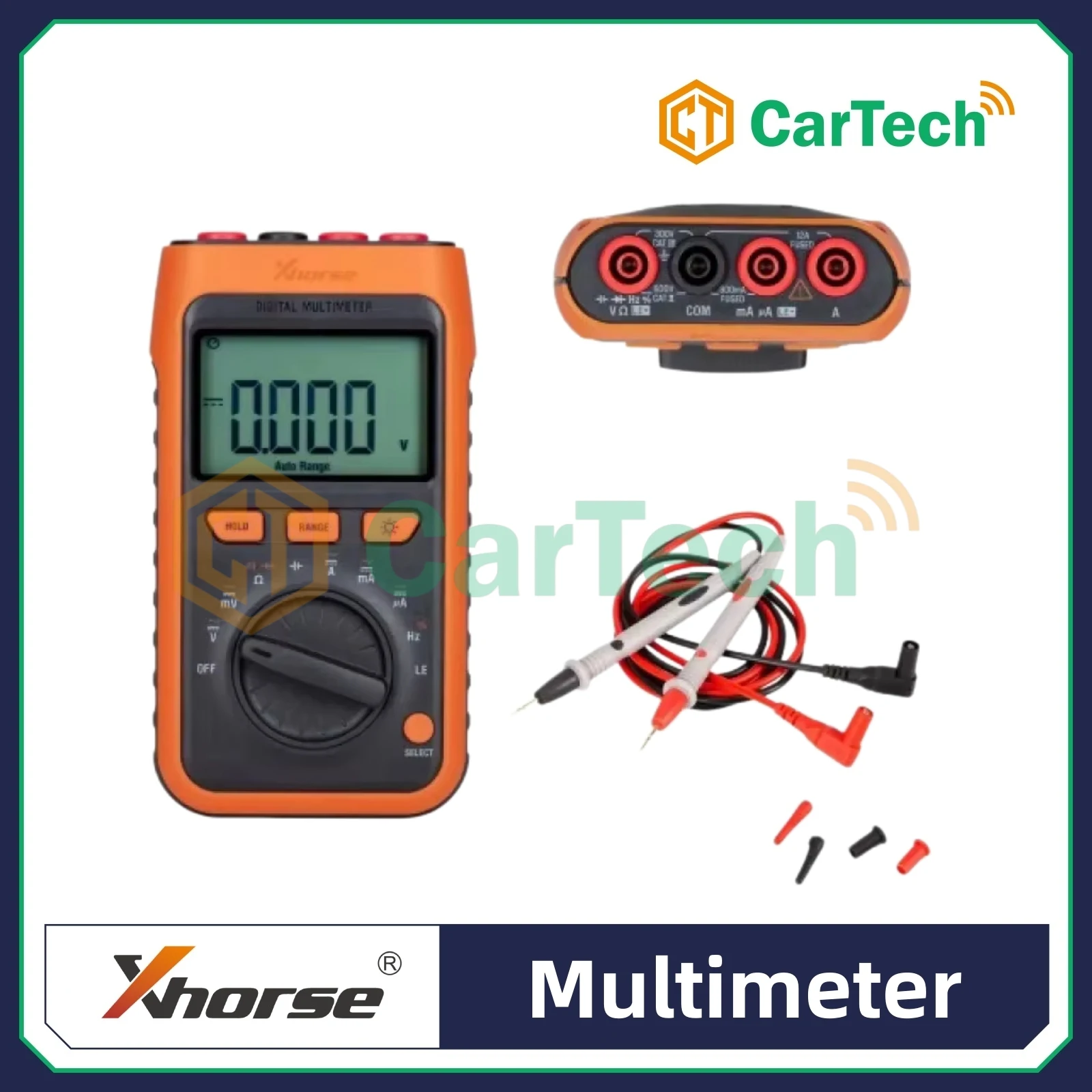 

Цифровой мультиметр Xhorse 2024, большой экран, высокое разрешение, высокоточный тест на ток утечки